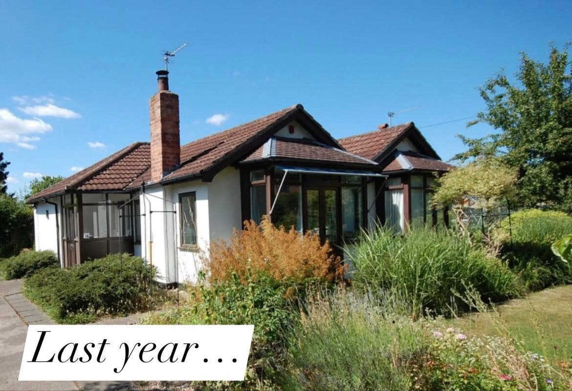 Bungalow prior to renovation and extension