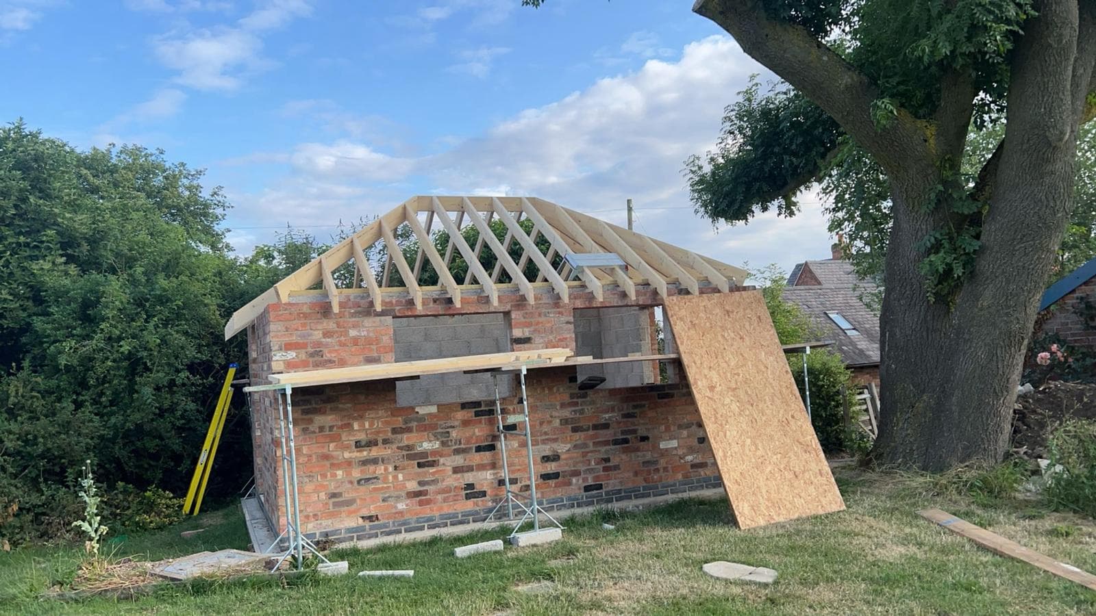 High security commercial unit construction